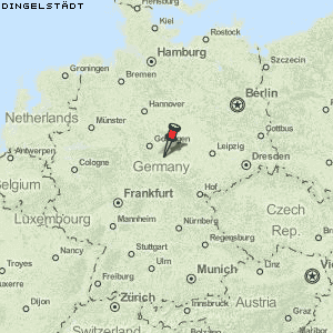 Dingelstädt Karte Deutschland