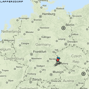 Lappersdorf Karte Deutschland