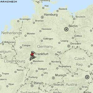 Armsheim Karte Deutschland