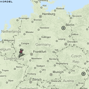 Kordel Karte Deutschland