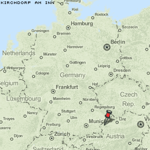 Kirchdorf am Inn Karte Deutschland