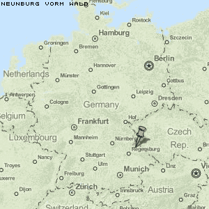 Neunburg vorm Wald Karte Deutschland