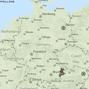 Palling Karte Deutschland