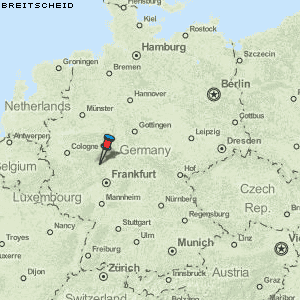 Breitscheid Karte Deutschland