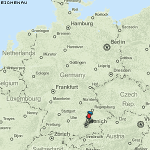 Eichenau Karte Deutschland