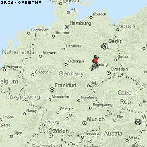 Großkorbetha Karte Deutschland