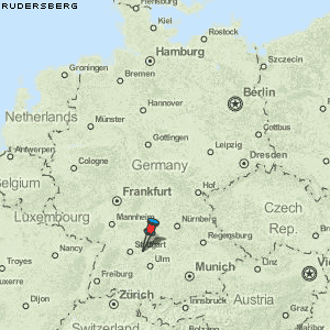 Rudersberg Karte Deutschland