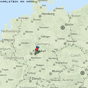 Karlstein am Main Karte Deutschland