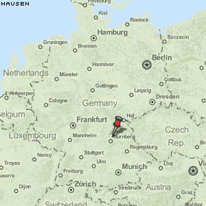 Hausen Karte Deutschland