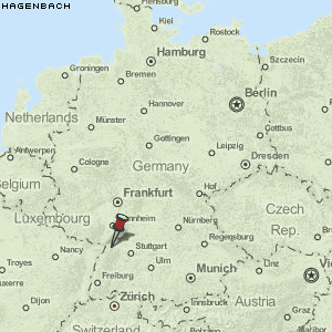 Hagenbach Karte Deutschland