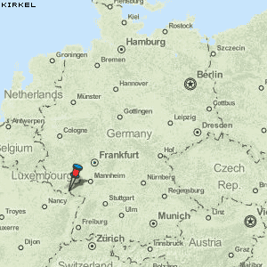 Kirkel Karte Deutschland