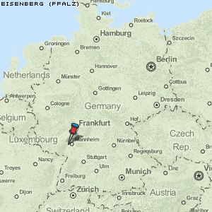 Eisenberg (Pfalz) Karte Deutschland