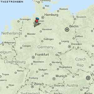 Twistringen Karte Deutschland