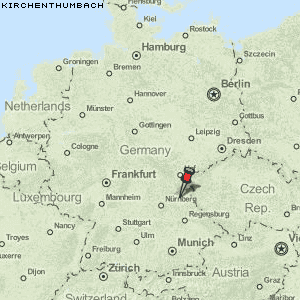 Kirchenthumbach Karte Deutschland