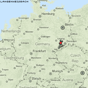 Langenweißbach Karte Deutschland