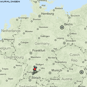 Wurmlingen Karte Deutschland