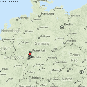 Carlsberg Karte Deutschland