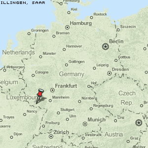 Illingen, Saar Karte Deutschland