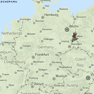 Schipkau Karte Deutschland