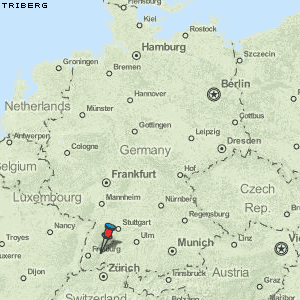 Triberg Karte Deutschland