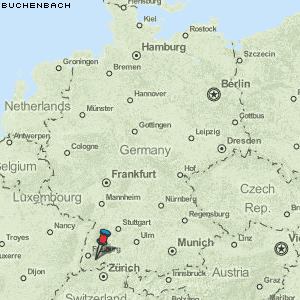 Buchenbach Karte Deutschland