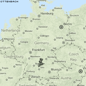 Ottenbach Karte Deutschland