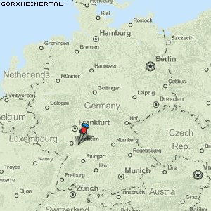 Gorxheimertal Karte Deutschland
