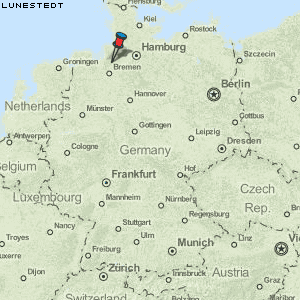 Lunestedt Karte Deutschland