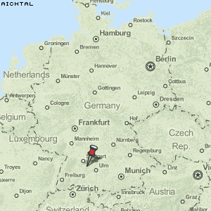 Aichtal Karte Deutschland