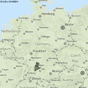 Dußlingen Karte Deutschland