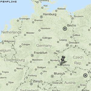 Pemfling Karte Deutschland