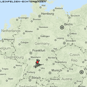 Leinfelden-Echterdingen Karte Deutschland