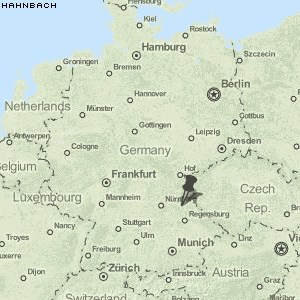 Hahnbach Karte Deutschland
