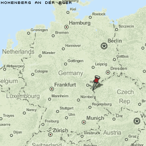 Hohenberg an der Eger Karte Deutschland