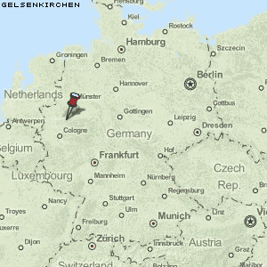 Gelsenkirchen Karte Deutschland
