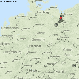 Biesenthal Karte Deutschland