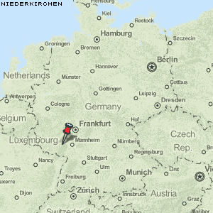 Niederkirchen Karte Deutschland