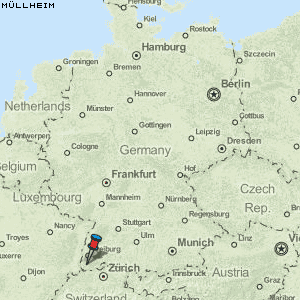 Müllheim Karte Deutschland