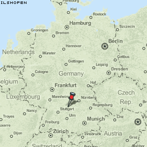 Ilshofen Karte Deutschland