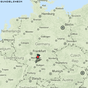 Gundelsheim Karte Deutschland