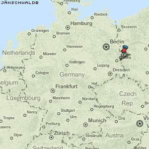 Jänschwalde Karte Deutschland