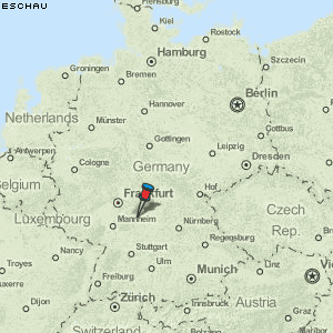 Eschau Karte Deutschland
