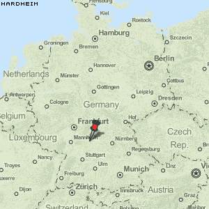 Hardheim Karte Deutschland