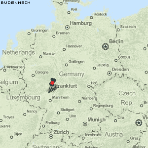 Budenheim Karte Deutschland