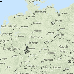 Hördt Karte Deutschland