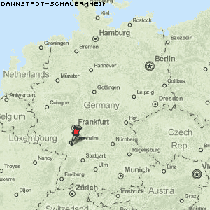 Dannstadt-Schauernheim Karte Deutschland