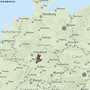 Mosbach Karte Deutschland