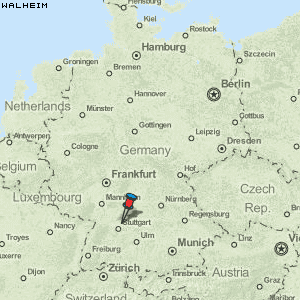 Walheim Karte Deutschland