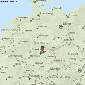 Bergtheim Karte Deutschland
