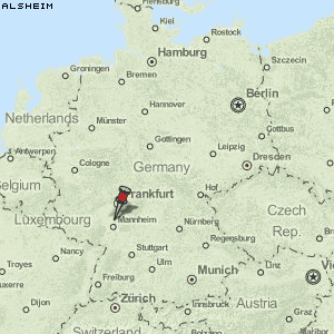 Alsheim Karte Deutschland